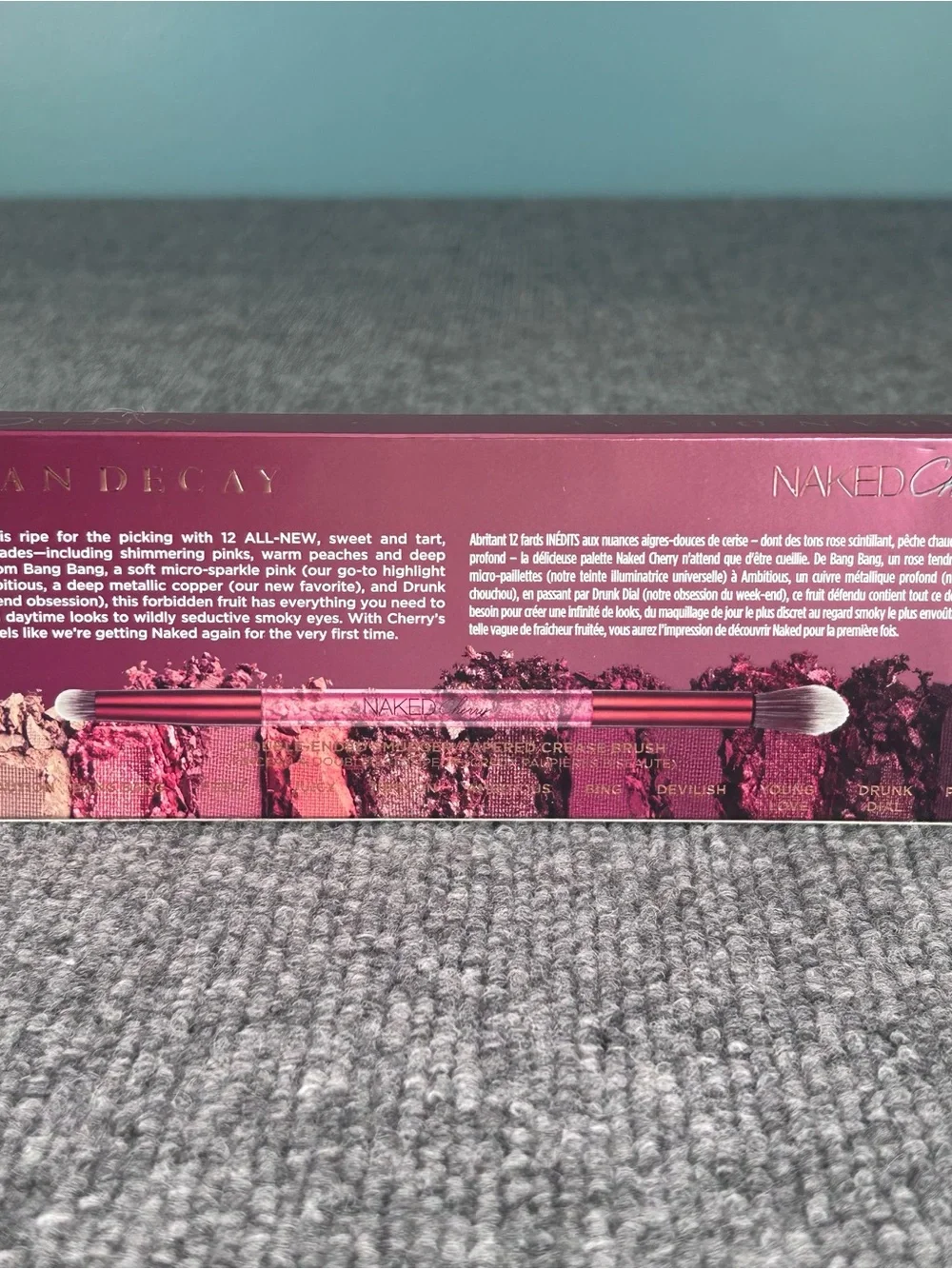 Urban Decay NAKED CHERRY 🍒 12 Color Eyeshadow Palette & Brush ~ New In Box